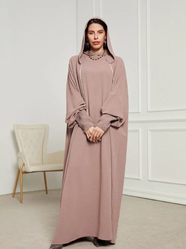 kimono abaya rose épuré