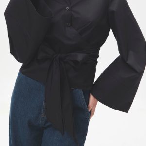 kimono court noir cache-coeur