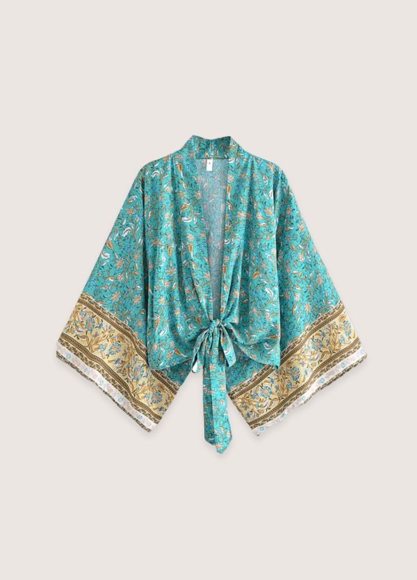 kimono court turquoise caravan