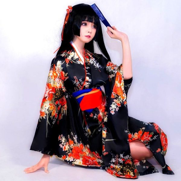 kimono femme long japonais