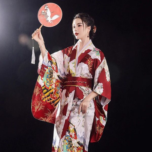 kimono geisha soyeux