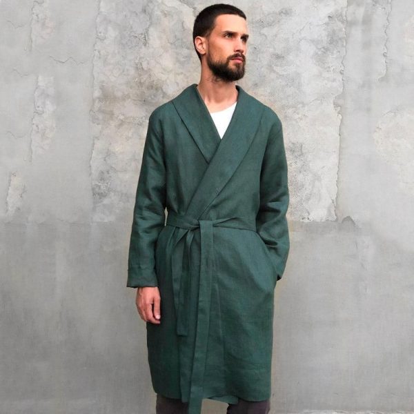 kimono homme en lin