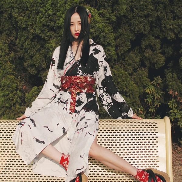 kimono japonais femme ancien