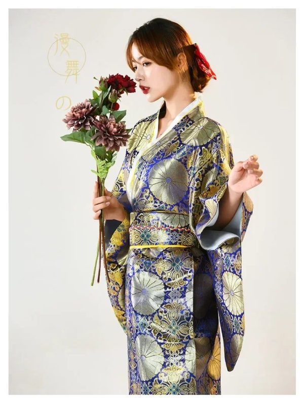 kimono japonais femme soyeux