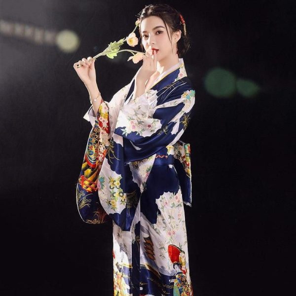 kimono japonnais traditionnel femme