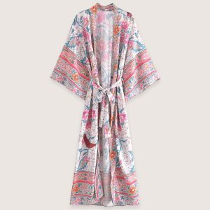kimono long bohème oriental