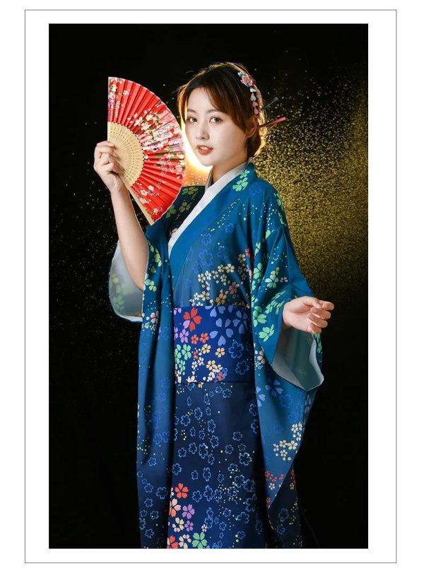 kimono soyeux femme Japon