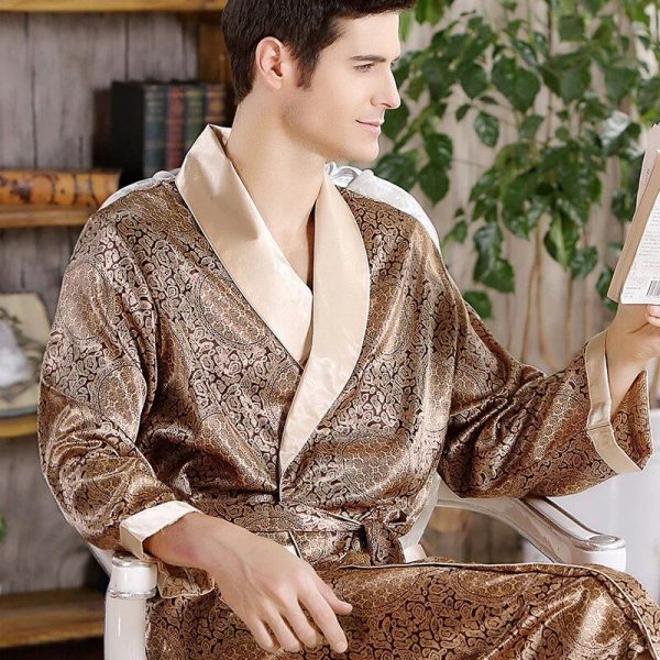 peignoir de bain kimono homme