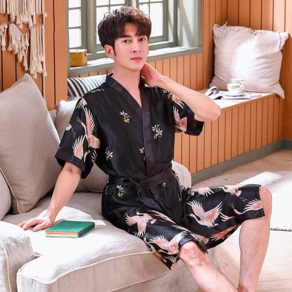 peignoir japonais homme