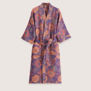 peignoir kimono coton | ikebana