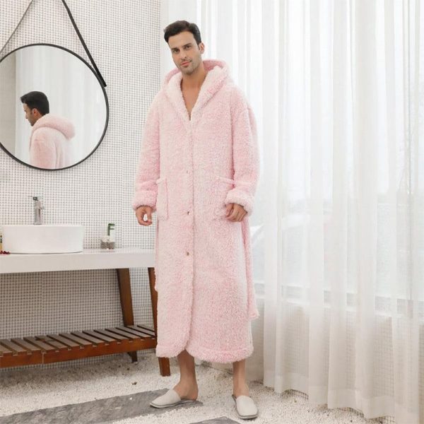 robe de chambre homme chaude polaire