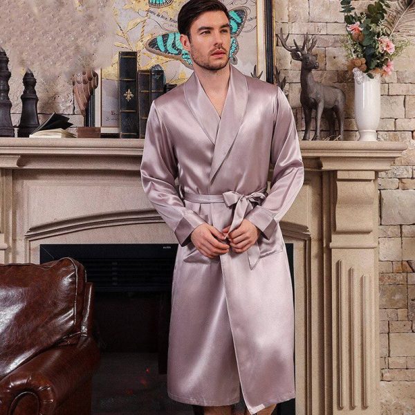 robe de chambre homme luxe chaude