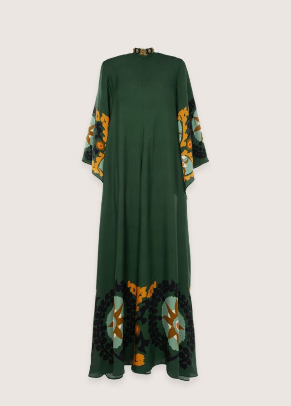 robe kimono réversible émeraude