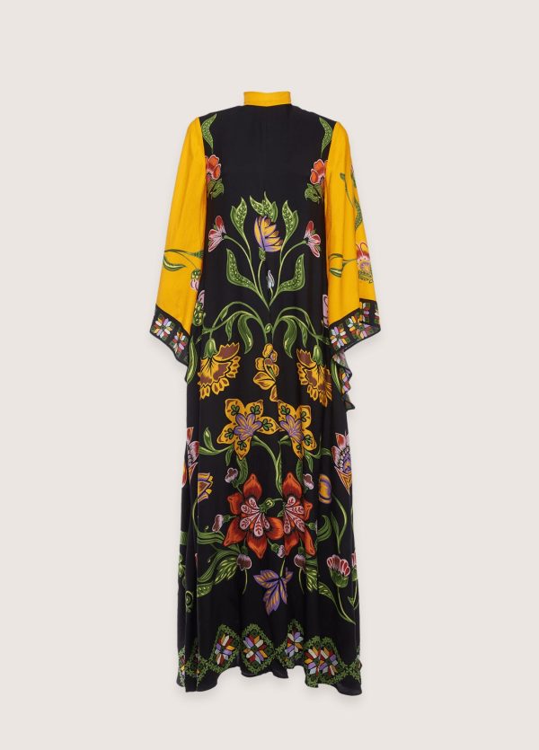 robe kimono réversible floraison